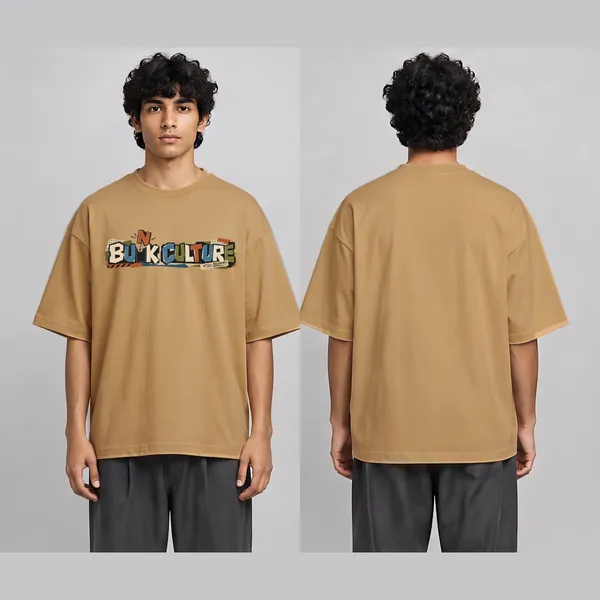 Bunk_Culture_Beige__Cotton_Oversized_Graphic_T-Shirt_For_Men
