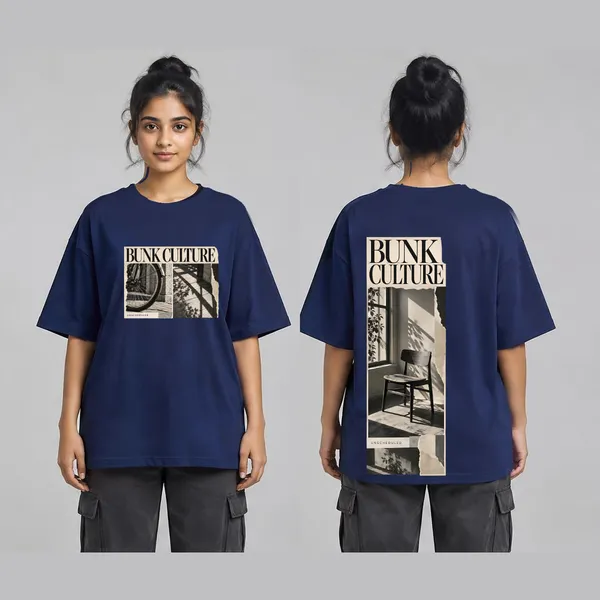 Bunk_Culture_Navy_Blue_Cotton_Oversized_Graphic_T-Shirt_For_Unisex