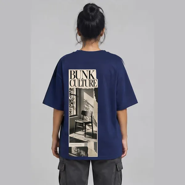 Bunk_Culture_Navy_Blue_Cotton_Oversized_Graphic_T-Shirt_For_Unisex