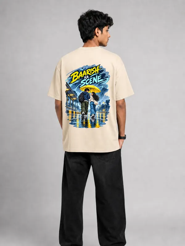 Beige_Cotton_Oversized_Graphic_T-Shirt_For_Men