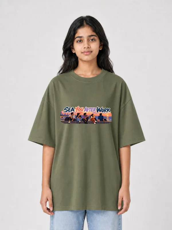Olive_Green_Cotton_Oversized_Graphic_T-Shirt_For_Women