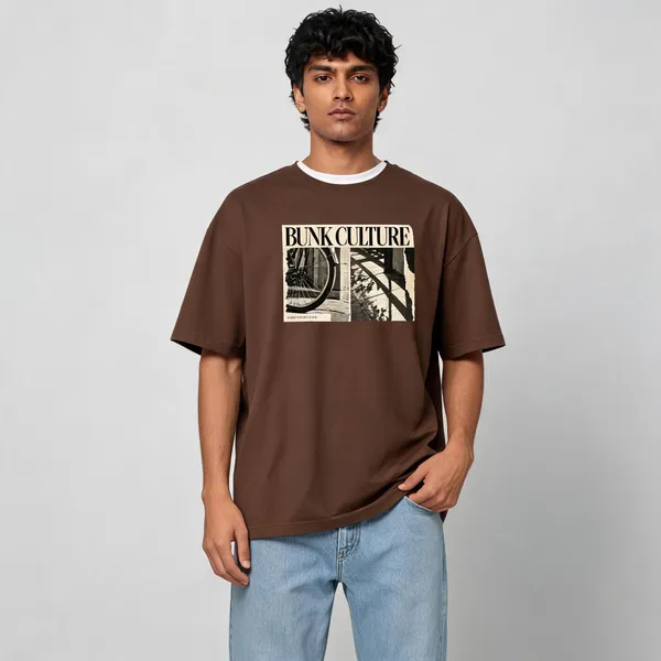 Brown_Cotton_Oversized_Graphic_T-Shirt_For_Men