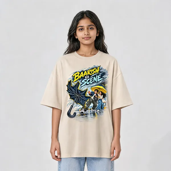 Brown_Cotton_Oversized_Graphic_T-Shirt_For_Women