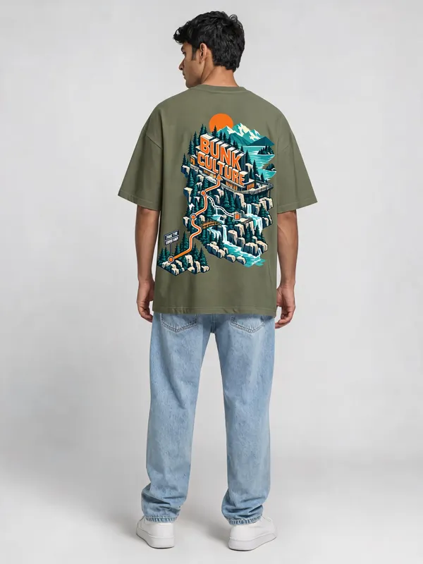 Olive_Green_Cotton_Oversized_Graphic_T-Shirt_For_Men