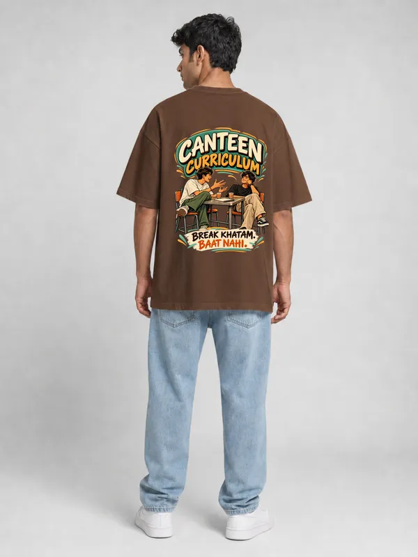 Brown_Cotton_Oversized_Graphic_T-Shirt_For_Women