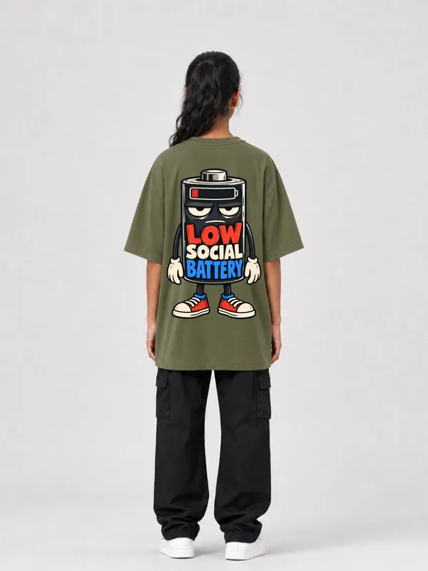 Olive_Green_Cotton_Oversized_Graphic_T-Shirt_For_Women