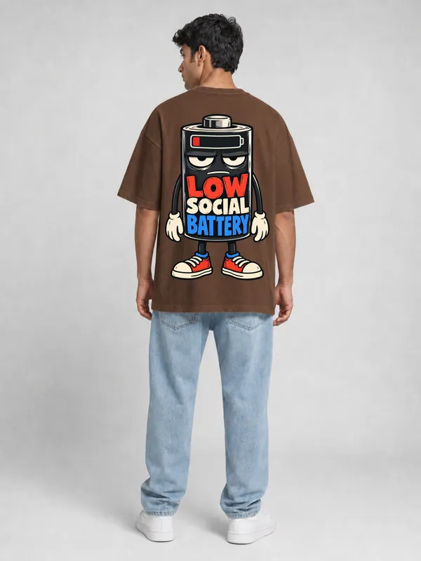 Brown_Cotton_Oversized_Graphic_T-Shirt_For_Men