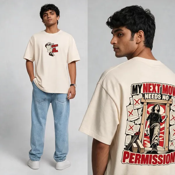 Next_move_Off_White_Cotton_Oversized_Graphic_T-Shirt_For_Men