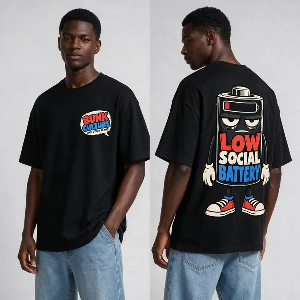 Low_Battery_Black_Cotton_Oversized_Graphic_T-Shirt_For_Men