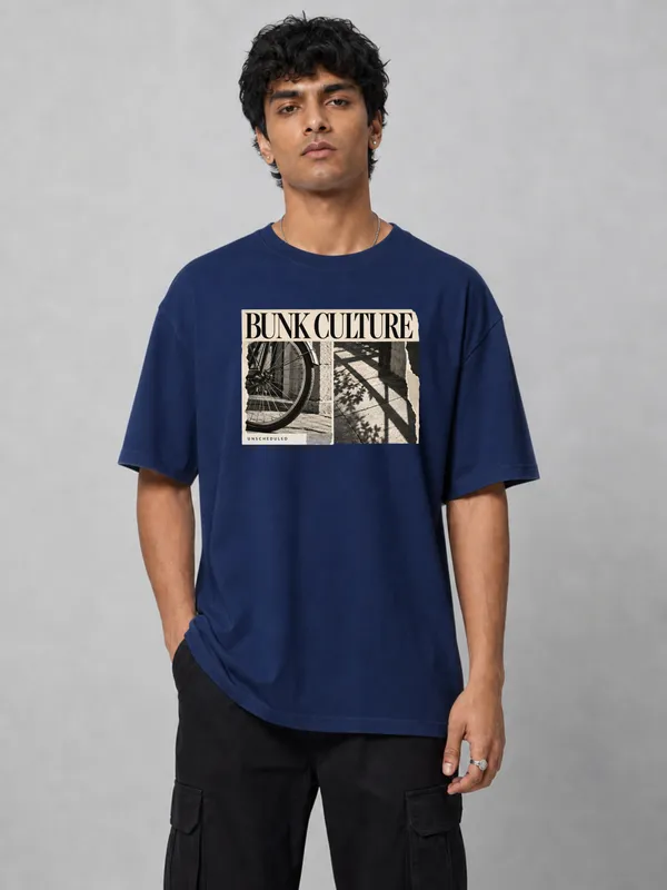 Navy_Blue_Cotton_Oversized_Graphic_T-Shirt_For_Men