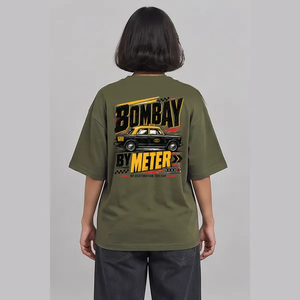 Kaali_Peeli_Olive_Green_Cotton_Oversized_Graphic_T-Shirt_For_Unisex