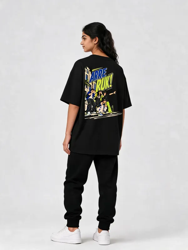 Black_Cotton_Oversized_Graphic_T-Shirt_For_Women