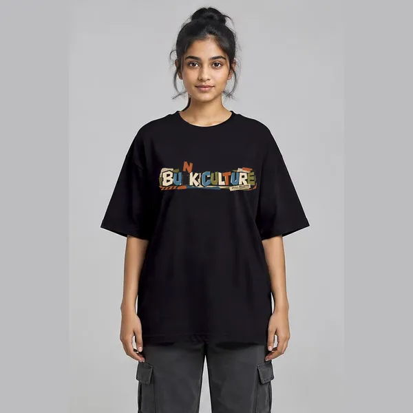 Bunk_Culture_Black_Cotton_Oversized_Graphic_T-Shirt_For_Women
