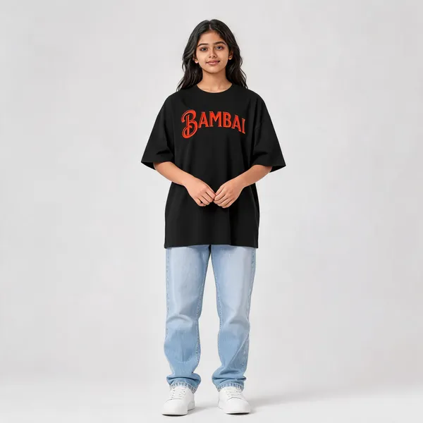 Black_Cotton_Oversized_Graphic_T-Shirt_For_Women