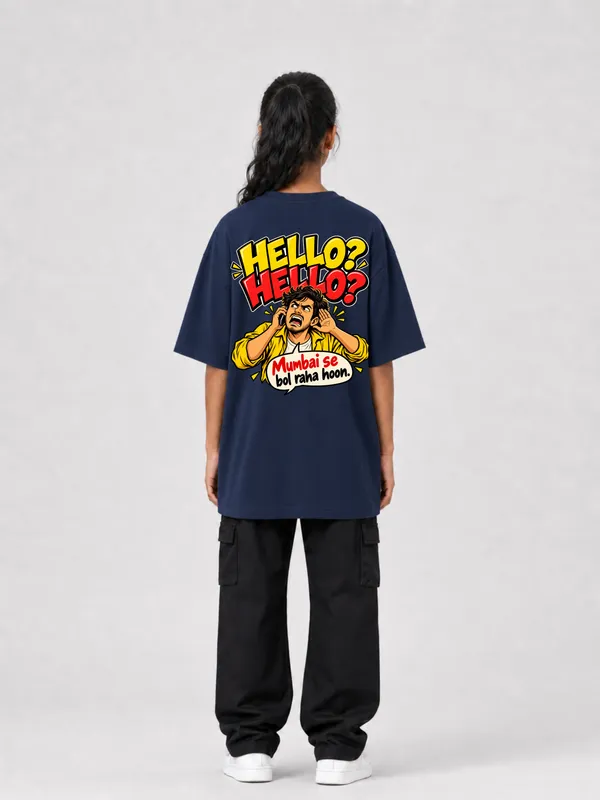 Navy_Blue_Cotton_Oversized_Graphic_T-Shirt_For_Women