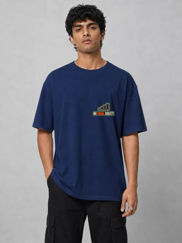 Navy_Blue_Cotton_Oversized_Graphic_T-Shirt_For_Men