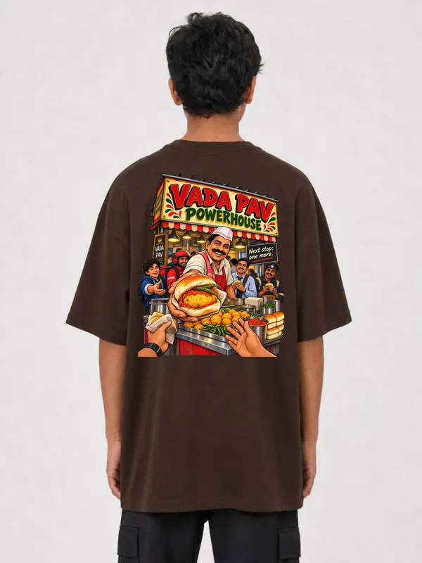 Brown_Cotton_Oversized_Graphic_T-Shirt_For_Men