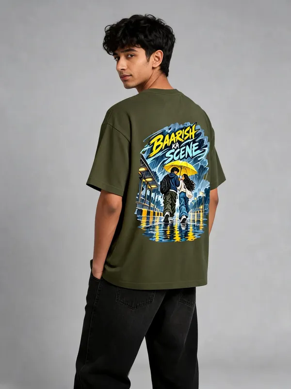 Olive_Green_Cotton_Oversized_Graphic_T-Shirt_For_Men