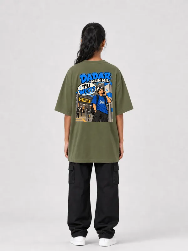 Olive_Green_Cotton_Oversized_Graphic_T-Shirt_For_Unisex