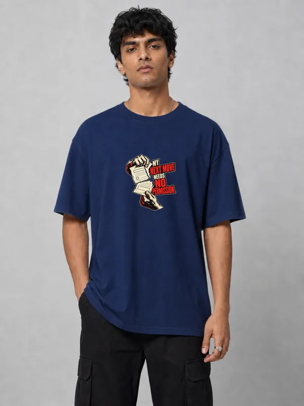 Navy_Blue_Cotton_Oversized_Graphic_T-Shirt_For_Men