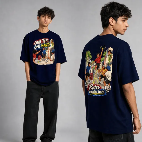 Cricket_Navy_Blue_Cotton_Oversized_Graphic_T-Shirt_For_Men