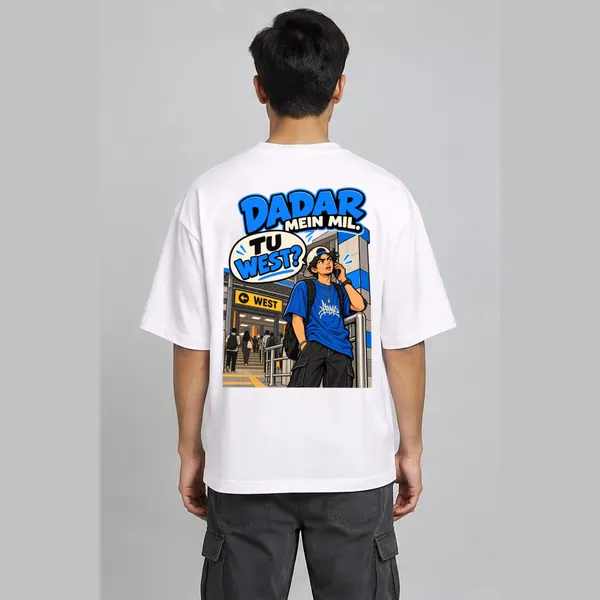 Dadar_White_Cotton_Oversized_Graphic_T-Shirt_For_Men