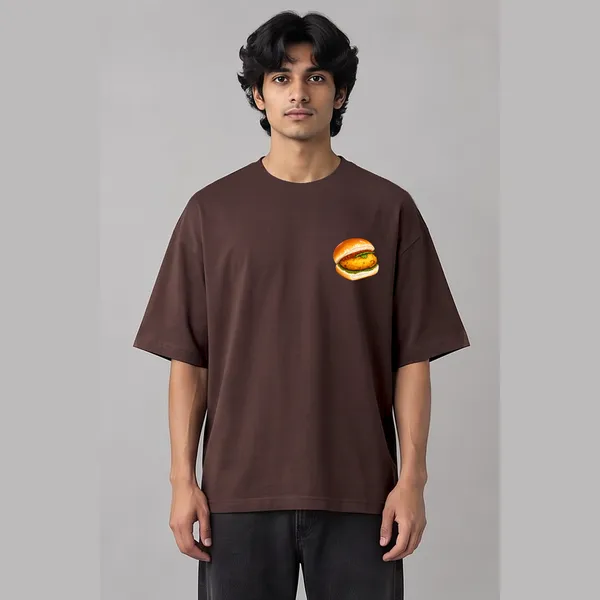 Vada_Paav_Brown_Cotton_Oversized_Graphic_T-Shirt_For_Men