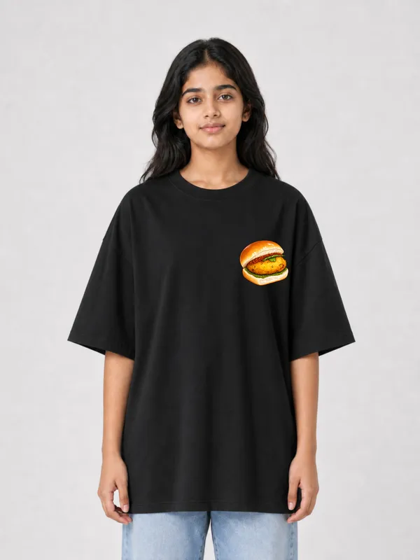 Black_Cotton_Oversized_Graphic_T-Shirt_For_Women