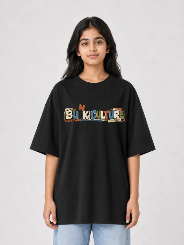 Black_Cotton_Oversized_Graphic_T-Shirt_For_Women