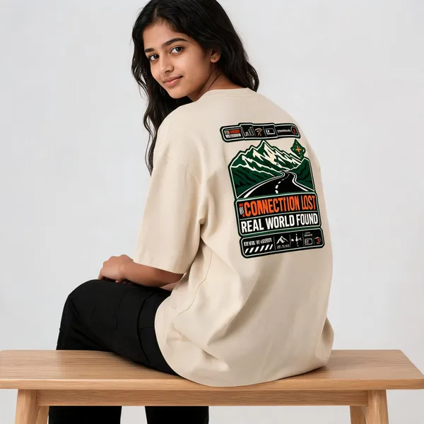 Beige_Cotton_Oversized_Graphic_T-Shirt_For_Women