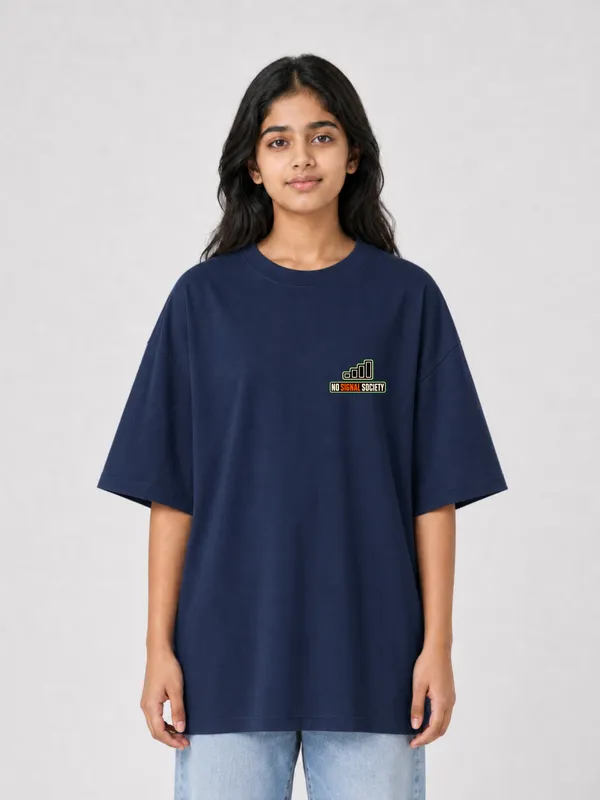 Navy_Blue_Cotton_Oversized_Graphic_T-Shirt_For_Women
