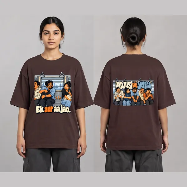 Ek_Aur_Brown_Cotton_Oversized_Graphic_T-Shirt_For_Women