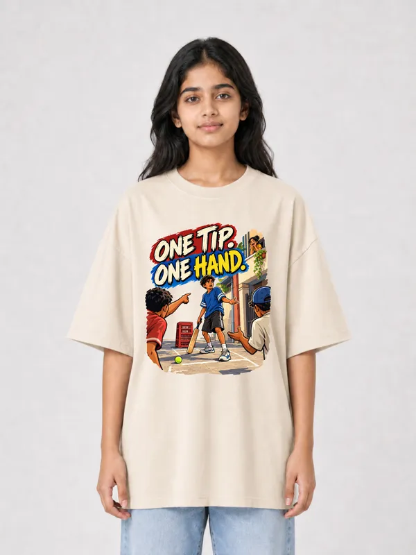 Cream_Cotton_Oversized_Graphic_T-Shirt_For_Women