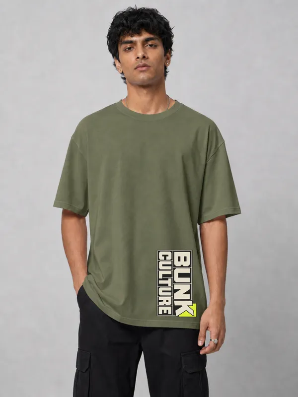 Olive_Green_Cotton_Oversized_Graphic_T-Shirt_For_Men