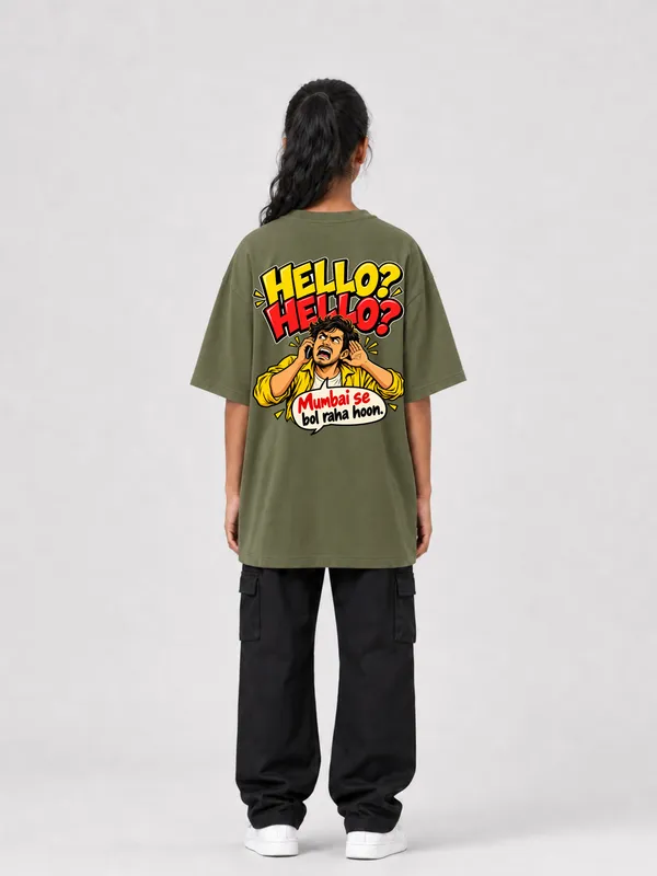 Olive_Green_Cotton_Oversized_Graphic_T-Shirt_For_Women