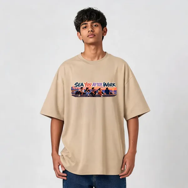 Beige_Cotton_Oversized_Graphic_T-Shirt_For_Men