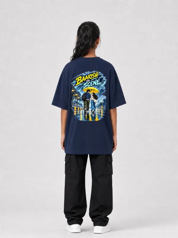 Navy_Blue_Cotton_Oversized_Graphic_T-Shirt_For_Women
