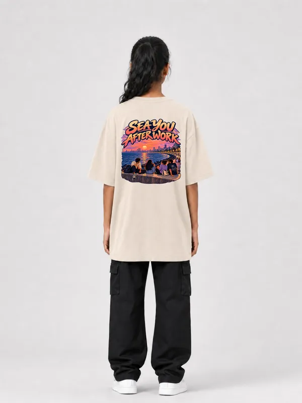 Beige_Cotton_Oversized_Graphic_T-Shirt_For_Women