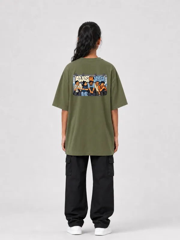Olive_Green_Cotton_Oversized_Graphic_T-Shirt_For_Women