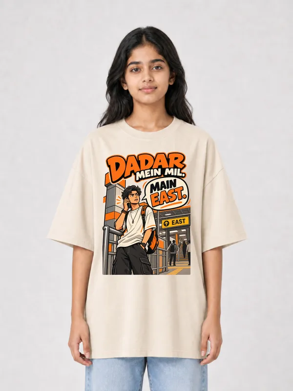 Beige_Cotton_Oversized_Graphic_T-Shirt_For_Unisex