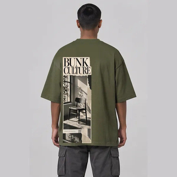Bunk_Culture_Olive_Green_Cotton_Oversized_Graphic_T-Shirt_For_Men