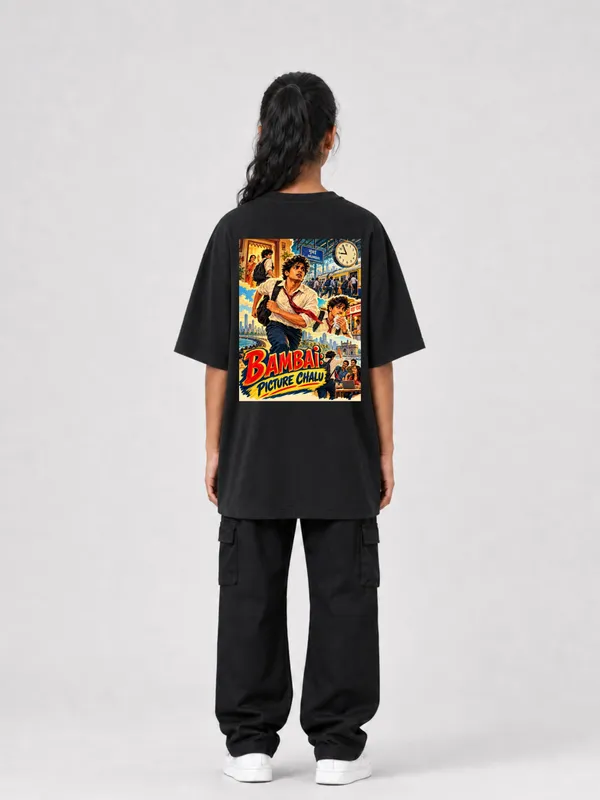 Black_Cotton_Oversized_Graphic_T-Shirt_For_Women