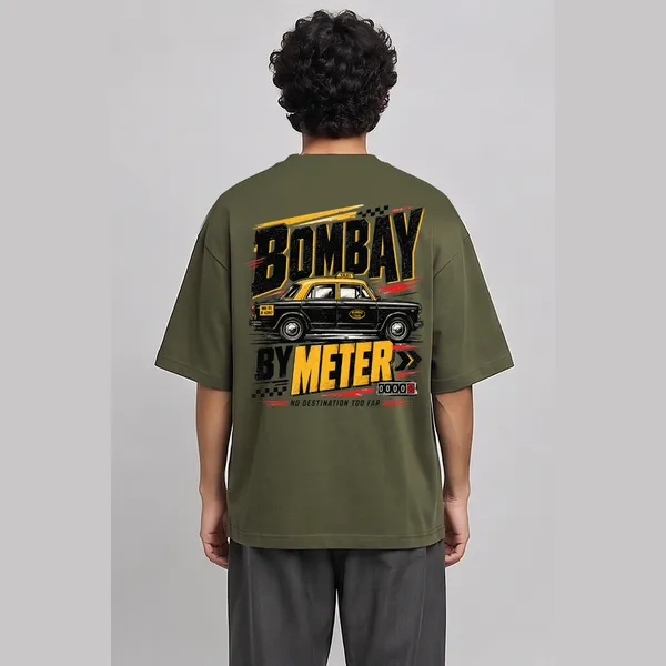 Kaali_Peeli_Olive_Green_Cotton_Oversized_Graphic_T-Shirt_For_Men