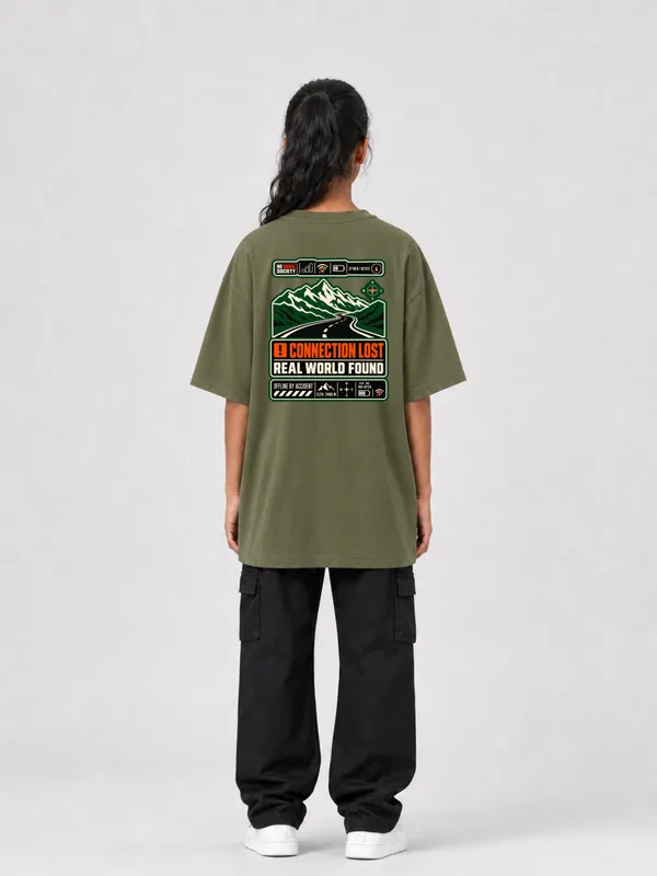 Olive_Green_Cotton_Oversized_Graphic_T-Shirt_For_Women