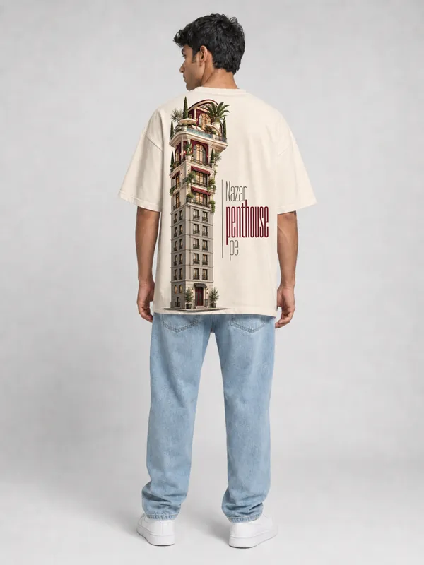 Beige_Cotton_Oversized_Graphic_T-Shirt_For_Men