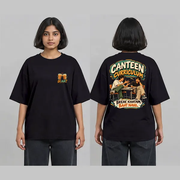 Canteen_Black_Cotton_Oversized_Graphic_T-Shirt_For_Women