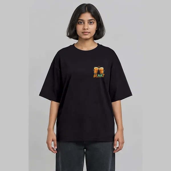 Canteen_Black_Cotton_Oversized_Graphic_T-Shirt_For_Women