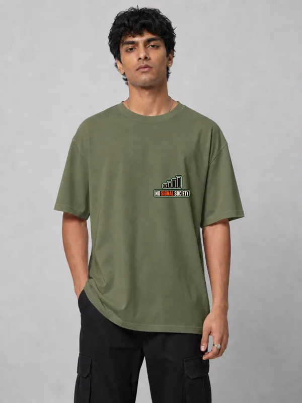 Olive_Green_Cotton_Oversized_Graphic_T-Shirt_For_Men