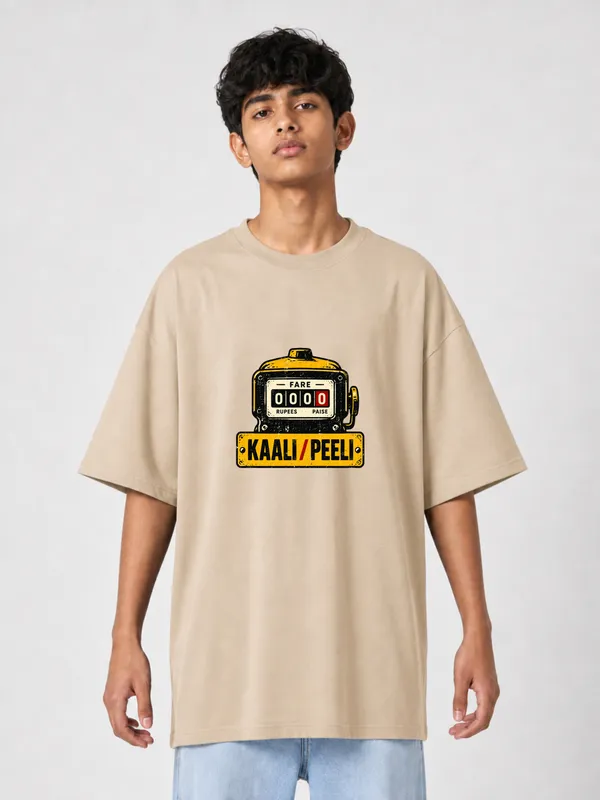 Beige_Cotton_Oversized_Graphic_T-Shirt_For_Men