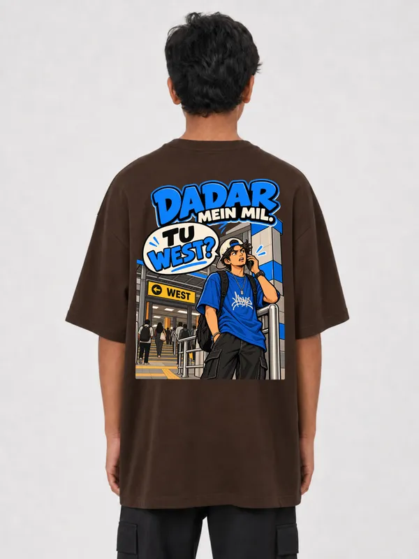 Brown_Cotton_Oversized_Graphic_T-Shirt_For_Men